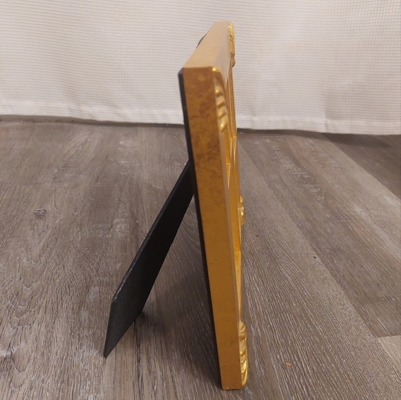 TOWLE Silversmiths gold leaf collage picture frame - Picture 5 of 10